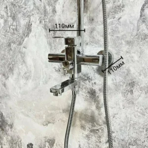Тропический душ со смесителем (HB402) HB2402 хром HAIBA, 1-режимная лейка — изображение 12