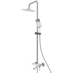 Тропический душ со смесителем (HB805-8) HB24805-8 белый/хром HAIBA, 2-режимная лейка
