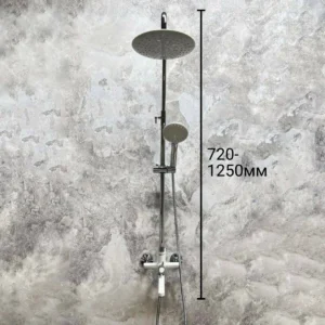 Тропический душ со смесителем (HB557-8) HB24557-8 белый/хром HAIBA, 3-режимная лейка — изображение 4