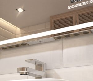 Зеркало LED Geometry Media voice 600 VIGO голосовое, сенсорное, нейтральный — изображение 2
