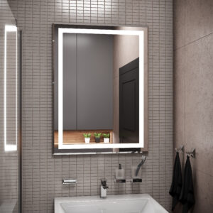 Зеркало с подсветкой Promo Lyx 60×80 см, механический выключатель, нейтральный свет