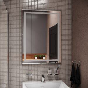 Зеркало с подсветкой Promo Lyx 60×80 см, механический выключатель, нейтральный свет — изображение 7