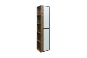Пенал подвесной Monaco Wood с открытой полкой правосторонний (ШхГхВ) 350х350х1747