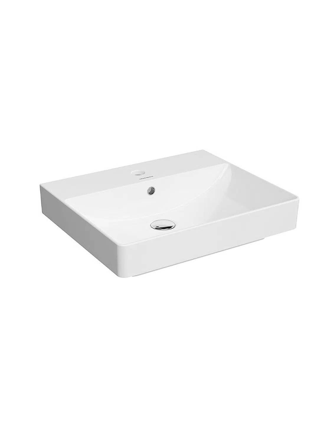 webp KMPRWb50GWh1 Раковина мебельная KERAMA MARAZZI Pro 50, белая глянцевая — изображение 1