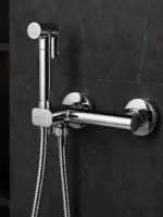 Смеситель с гигиеническим душем (HB514) HB5514 хром HAIBA